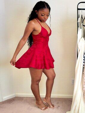 Leila Playsuit - BabyBoo (Red/Maroon)